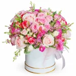 Цветы в коробке Огонь сердец